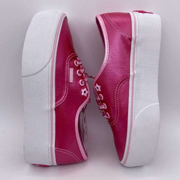 Vans x Barbie Authentic Stackform 'Pink' Skate Women's Sneakers | Size:  6 - Picture 9 of 15